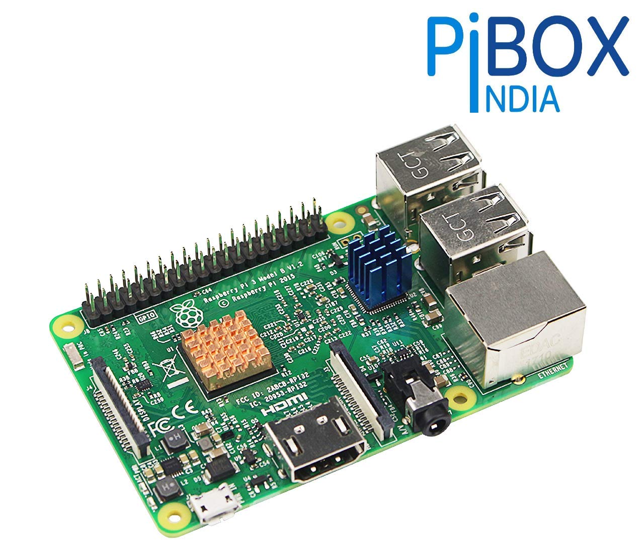 Barebone heat sink chip cooler Raspberry Pi 3 Mobel B Barebone heat sink chip cooler Raspberry Pi 3 Mobel B